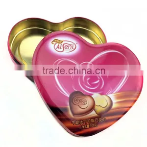 Promotional Metal Tin Can,valentine's Day Heart Shaped Tin Cans,chocolate Tin Can thumbnail-3