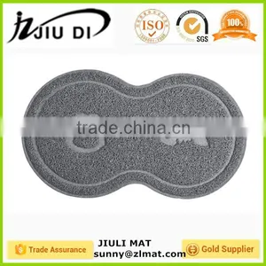 Semi-circle Pet PVC Placemat Dog Cat Litter Mat Doormat thumbnail-2
