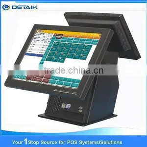 DTK-POS1508 OEM Accepted Touch Screen Dual Screen POS Terminal 15 Inch thumbnail-1