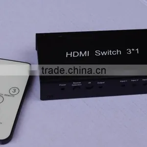 2016 Great Selling 3D Switch 3X1 Mini HDMI Switcher With V1.3 thumbnail-1