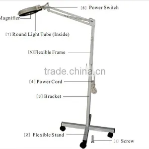 A-605 Magnifying Glass Skin Analysing Magnifier Lamp thumbnail-1