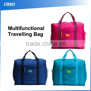(160406) Waterproof Nylon Foldable Portable Clothing Storage Bag Travel Pouch thumbnail-1