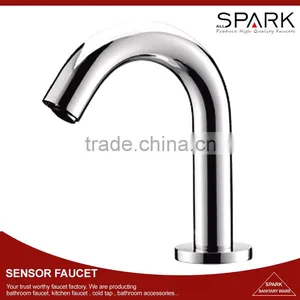 Contemporary Bathroom Brass Basin Automatic Sensor Faucet Spout With Control Box thumbnail-1