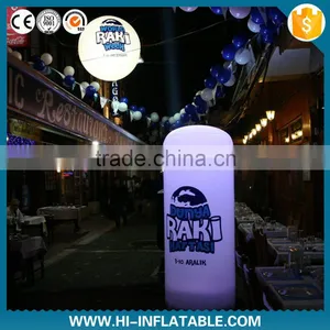 Attractive Christmas Stage Show Decoration Inflatable Pillar With Led Lighting thumbnail-3