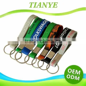 China Factory Supply High Class Custom Design Cheap Rubber Keychain for Giveaway thumbnail-1