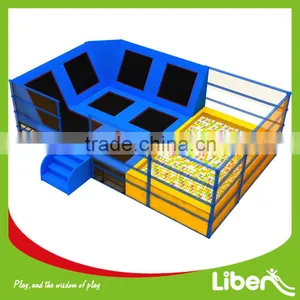 2016 Newly Indoor Trampoline With Ball Pool Kids Big Trampoline Park thumbnail-1