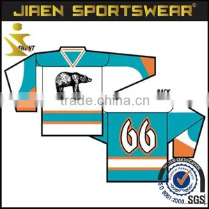 Customized Your Logo Polyester Mesh Hockey Jersey Team Canada Ice Hockey Jersey thumbnail-1