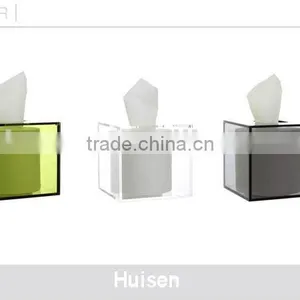 Clear Acrylic Tissue Box for Bedroom or Living Room thumbnail-1