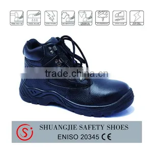 China Best Selling Leather Steel Toe Safety Shoes ,safety Boots Safety Footwear and Work Shoes thumbnail-1