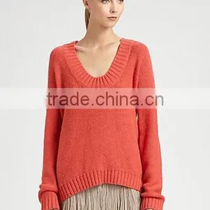 Stylish Knitted Sweater for Woman Sweater/wool Sweater Design for Girl thumbnail-3