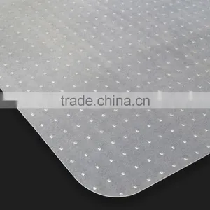 Chair Floor Mat With Lip Tile Carpet Protector 48" x 36" PVC Home Office thumbnail-3