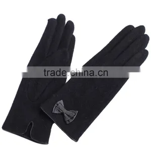 Bow Tie Women Wool Glove thumbnail-2