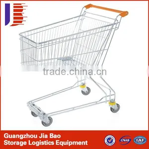 Supermarket Shopping Chromed Hand Trolley thumbnail-1