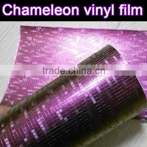 Chameleon Carbon Fiber Vinyl Sticker for Car Body Full Wrap thumbnail-1