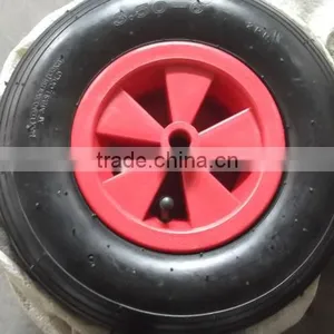 High Quality Manufacturer Rubber Wheelbarrow Wheel 3.50 6 Wheelbarrow Tire Inflating thumbnail-4