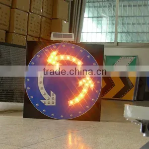 RSG Reflective Solar Traffic Sign / Aluminum Board Led Reflective Sign thumbnail-3
