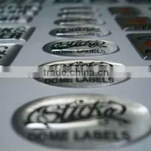 Round Clear Epoxy Resin Stickers Dome Sticker PU Dome Stickers Made in China thumbnail-1