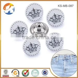 Hot Sale Custom Metal Shank Jean Buttons thumbnail-5