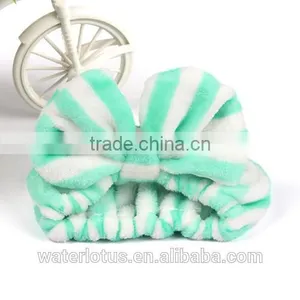 Korea Style Soft Hair Band Flannel Home Headband Elastic Hair Band thumbnail-4