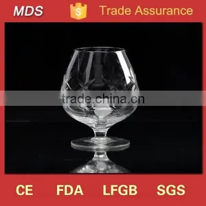 Drinking Glassware Brandy Crystal Snifter Glass With Short Stem thumbnail-1