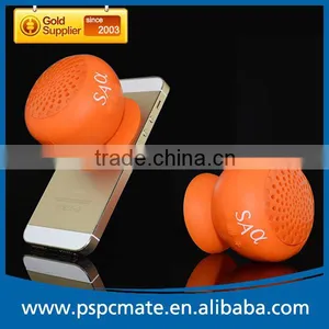 Mushroom Mini Handfree Stereo Bluetooth Wireless Silicon Sucker Speaker thumbnail-3