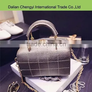 Factory OEM Fashionable Simple Style pu Bucket Like Bag for Ladies thumbnail-1