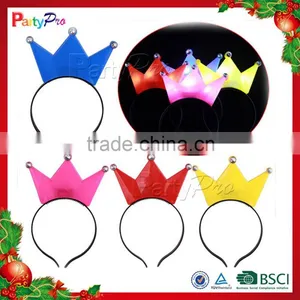 2015 LED Flashing Crown Head Hoop Novelty Decoration for Party Decoration thumbnail-1