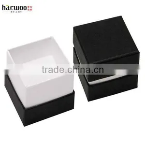 Recycled Cardboard Cufflink Case,Black Jewelry Case thumbnail-1