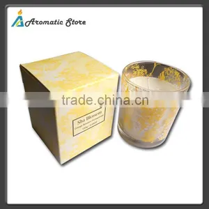150g Ecological Scented Soy Candles in Painting Glass Jar Quality Choice thumbnail-1
