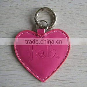 Leather Heart Keychain thumbnail-1