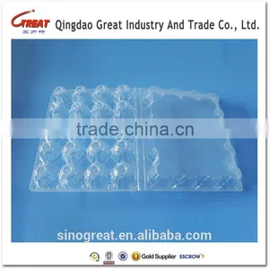 Transparent Pet Plastic Egg Tray 6-30 Eggs Tray thumbnail-1