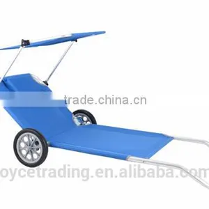 Cheap Beach Sun Loungers With Wheels thumbnail-1