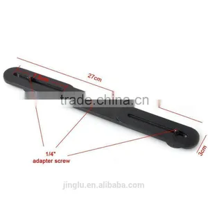 Dual Flash Bracket Holder for 1/4" Screw Tripod Light Stand For DSLR Camera thumbnail-2