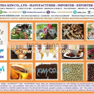 SOLUBLE COFFEE TIDA KIM - SPRAY FREEZE AGGLOMERATED - INSTANT COFFEE - ARABICA ROBUSTA VIETNAM thumbnail-3