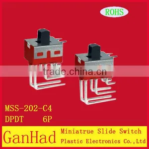 6Pin Slide Switch of Red & Miniature Slide Switch of AC thumbnail-1