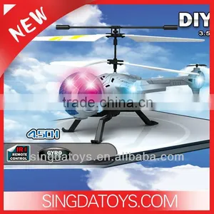 Hot M39 DIY RC Helicopter Model 3.5CH-4.5CH For Kids thumbnail-1