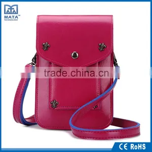 China Supplier OEM And Custom PU Cell Phone Shoulder Bag thumbnail-5