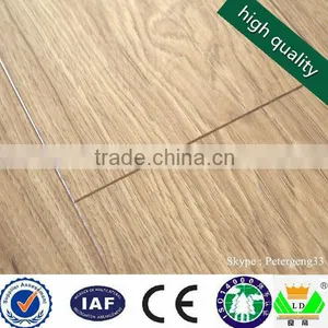 High Quality 12mm / 8 mm Hdf V-groove Laminated Flooring thumbnail-1