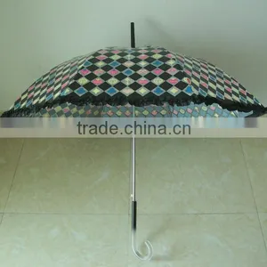 Adult Size Silk Screen Printing Clear Poe Transparent Air Umbrella Made In China thumbnail-1