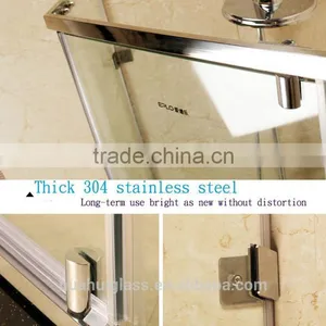 2015 Frameless Neo-angled Toughened Glass Fold Shower Cabin thumbnail-2