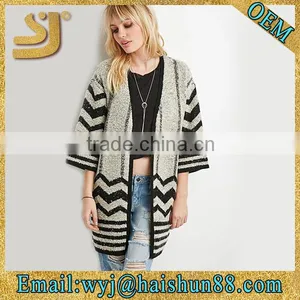 Patterned Longline Cardigan thumbnail-1