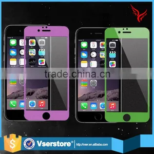 0.26mm Premium Tempered Glass Screen Protector for Iphone 6 Plus Color Tempered Glass Screen Protector thumbnail-5