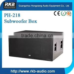 PH-218 Dual 18'' Pro Subwoofer Speaker /Long Throw Subwoofer thumbnail-1