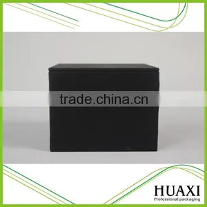 2016 Top Quality Dark Black Wooden Wrist Watch Box thumbnail-2