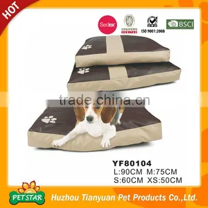 2016 New PU Leather Fabric Luxury Memory Foam Dog Bed Quality Choice thumbnail-5