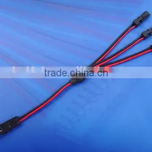 Dongguan Hot Sale LED Lighting Accessaries One Socket Connect 3 Plug With Cable 50cm thumbnail-1
