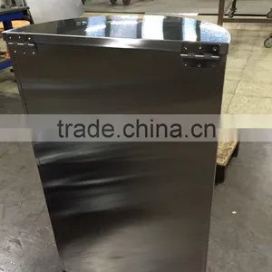 55L Stainless Steel Decorative Street Outdoor Metal Trash Can thumbnail-6