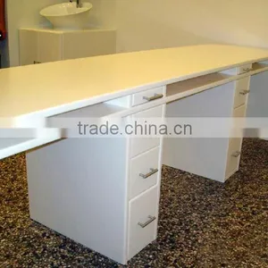 White Office Desk/furniture Office Desk/elegant Office Desk Design thumbnail-3