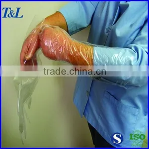 Best Popular Plastic Gloves!Good Quality and Cheap Elbow-length Polyethylene Gloves thumbnail-1