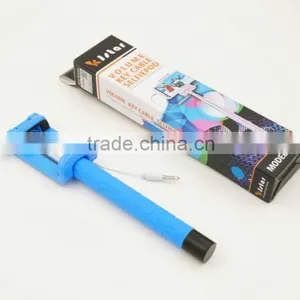 Z06-4 Wired Selfie Stick Extendable Handheld Monopod Audio Cable Take Pole Selfie Stick for IOS Android Smart Phone thumbnail-4